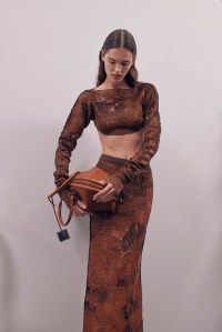 Backstage at Acne RTW Spring 2024
