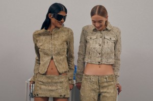 Backstage at Acne RTW Spring 2024