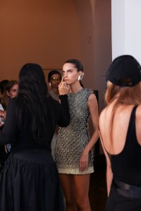 Backstage at Tory Burch RTW Spring 2024