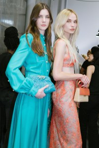 Backstage at Elie Saab RTW Spring 2024