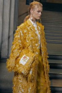 Backstage at Erdem RTW Spring 2024