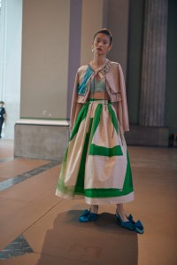 Backstage at Erdem RTW Spring 2024