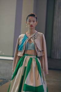 Backstage at Erdem RTW Spring 2024
