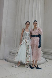 Backstage at Erdem RTW Spring 2024