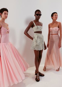 Backstage at Giambattista Valli RTW Spring 2024