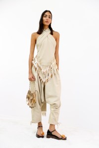 Backstage at Rabanne Ready To Wear Spring 2024 held at Palais de Tokyo on September 28, 2023 in Paris, France.