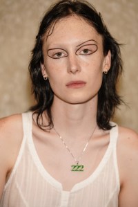 Backstage at Eckhaus Latta Spring 2024