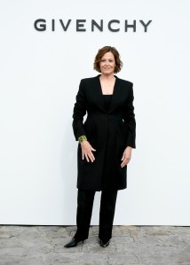Sigourney Weaver at Givenchy Ready To Wear Spring 2024 held at Ecole Militaire on September 28, 2023 in Paris, France.