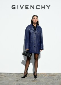 Josephine Japy at Givenchy Ready To Wear Spring 2024 held at Ecole Militaire on September 28, 2023 in Paris, France.