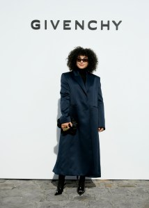 Camelia Jordana at Givenchy Ready To Wear Spring 2024 held at Ecole Militaire on September 28, 2023 in Paris, France.