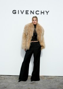 Toni Garrn at Givenchy Ready To Wear Spring 2024 held at Ecole Militaire on September 28, 2023 in Paris, France.