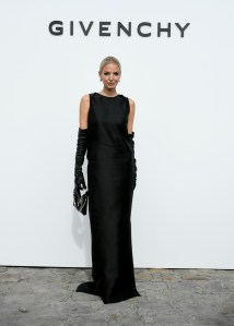 Leonie Hanne at Givenchy Ready To Wear Spring 2024 held at Ecole Militaire on September 28, 2023 in Paris, France.
