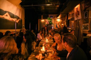 The scene at the Madewell Fall 2023 Runway Show and dinner event.
