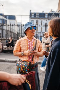 Street style at Paris Fashion Week RTW Spring 2024