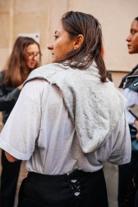 Street style at Paris Fashion Week RTW Spring 2024