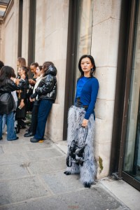 Street style at Paris Fashion Week RTW Spring 2024