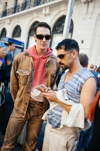 Street style at Paris Fashion Week RTW Spring 2024