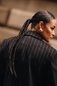 Street style at New York Fashion Week RTW Fall 2023