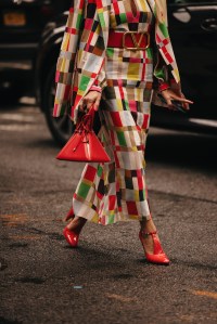 Street style at New York Fashion Week RTW Fall 2023