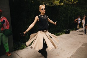 Street style at New York Fashion Week RTW Spring 2024