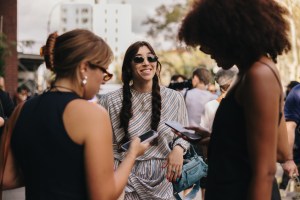 Street style at New York Fashion Week RTW Spring 2024