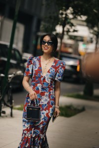 Street style at New York Fashion Week RTW Fall 2023