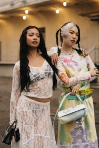 Street style at New York Fashion Week RTW Fall 2023