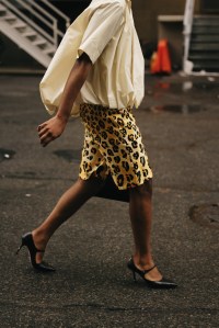 Street style at New York Fashion Week RTW Fall 2023
