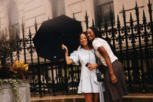 Street style at New York Fashion Week RTW Fall 2023