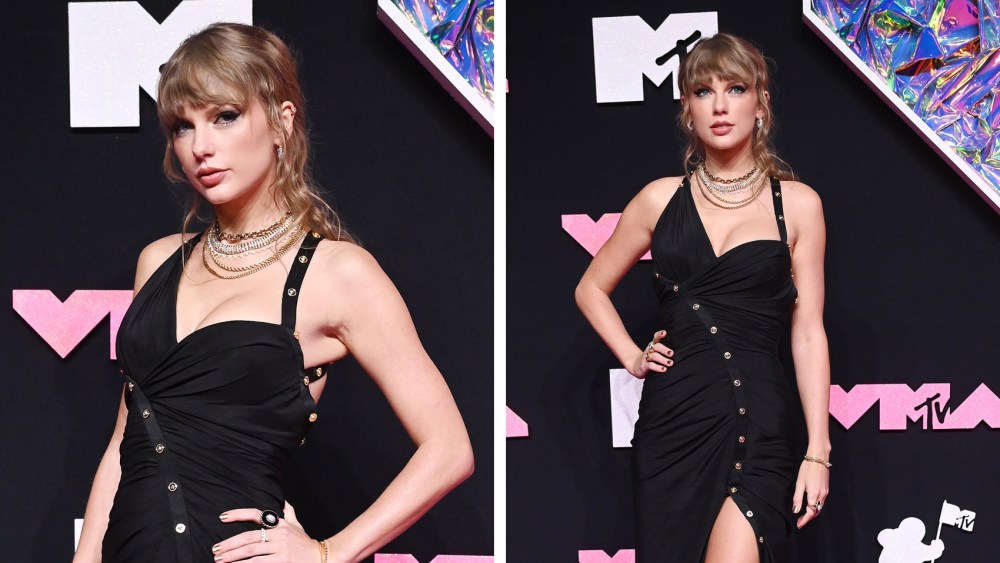 Taylor Swift, Versace, 2023 MTV Video Music Awards, red carpet