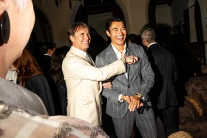 Henry Golding and Brunello Cucinelli