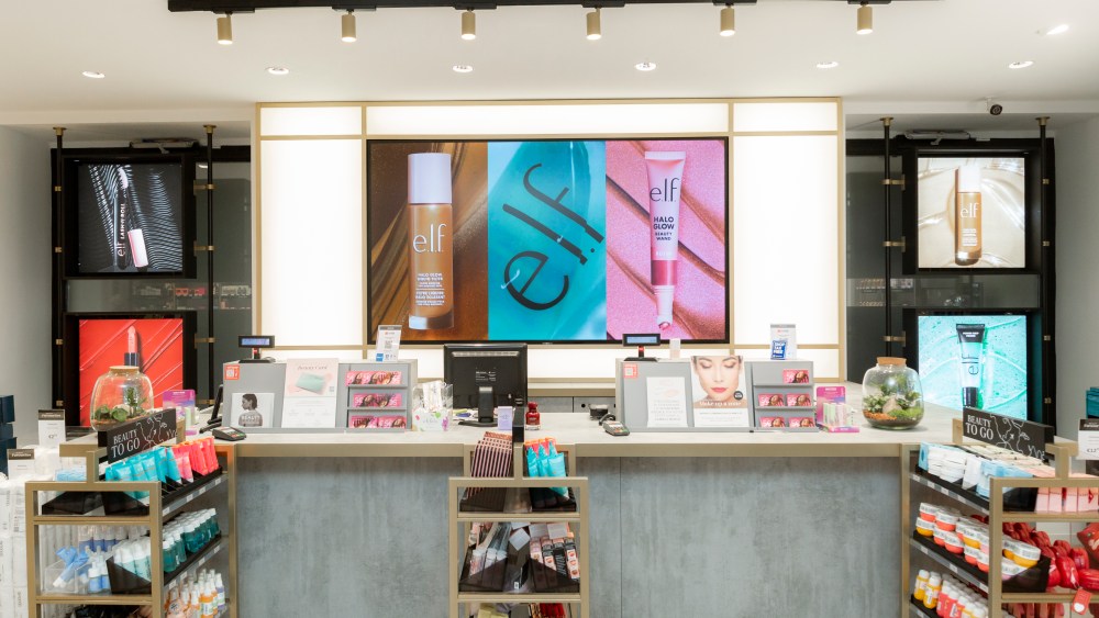 Inside a Douglas store in Italy.