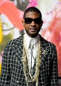 Usher at Chanel Ready To Wear Spring 2024 held at Grand Palais Ephémère on October 3, 2023 in Paris, France.