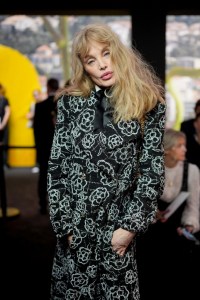 Arielle Dombasle at Chanel Ready To Wear Spring 2024 held at Grand Palais Ephémère on October 3, 2023 in Paris, France.