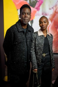 Chris Rock and Lola Simone Rock at Chanel Ready To Wear Spring 2024 held at Grand Palais Ephémère on October 3, 2023 in Paris, France.