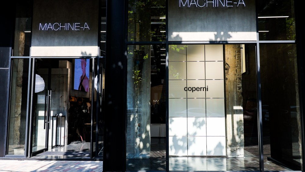 Coperni's pop-up at Machine-A in Shanghai, China.