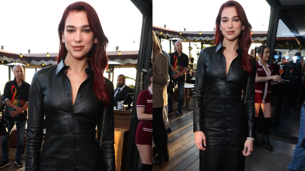 Dua Lipa attends the cocktail reception celebrating Greta Gerwig as AFI Guest Artistic Director on Oct. 27 in Los Angeles.