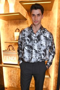 LONDON, ENGLAND - OCTOBER 25: Reece Clarke attends the launch of the FENDI Winter 2023-2024 collection curated with Stefano Pilati on October 25, 2023 in London, England. Photo by Dave Benett