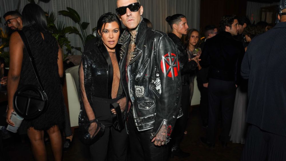 Kourtney Kardashian, Travis Barker, GQ