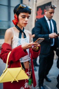 Street style at the Spring 2024 Paris Fashion Week Runway Shows.