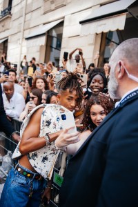 Jaden Smith at the Spring 2024 Paris Fashion Week Runway Shows.