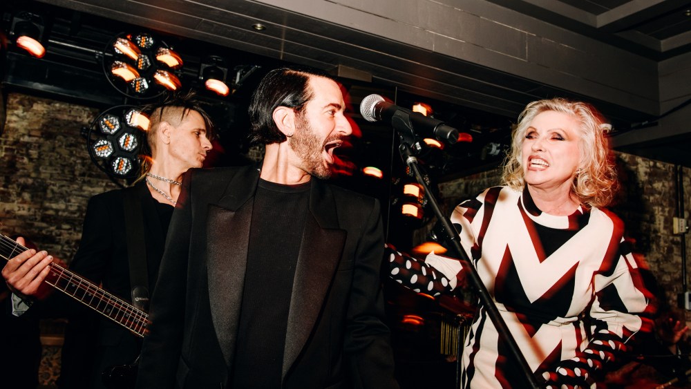Marc Jacobs and Debbie Harry