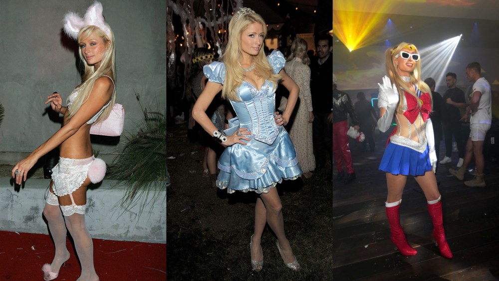 Paris Hilton, Halloween, playboy, cinderella, sailor moon