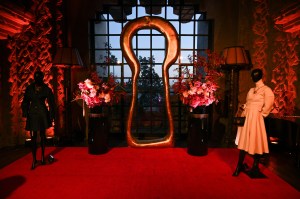 The scene at the Schiaparelli and Neiman Marcus cocktail event.