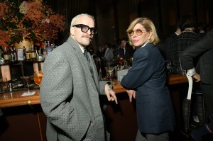 Bob Harper and Christine Baranski