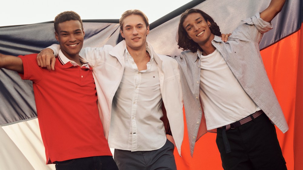 Tommy Hilfiger menswear.