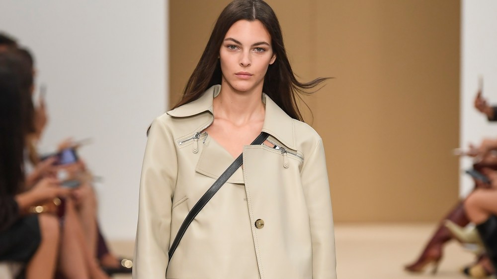 Vittoria Ceretti on the Tod's catwalk