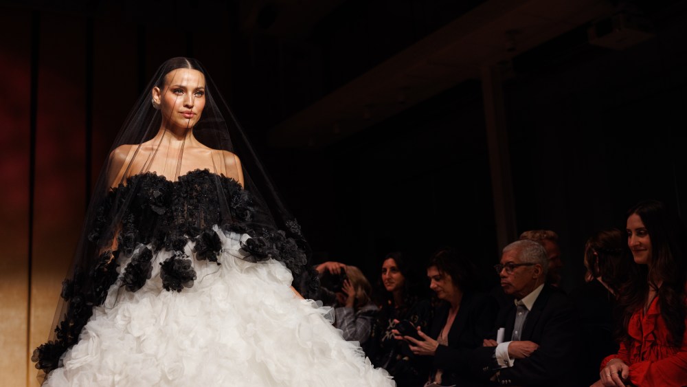The finale gown from Madeline Gardner's 70th anniversary bridal show.
