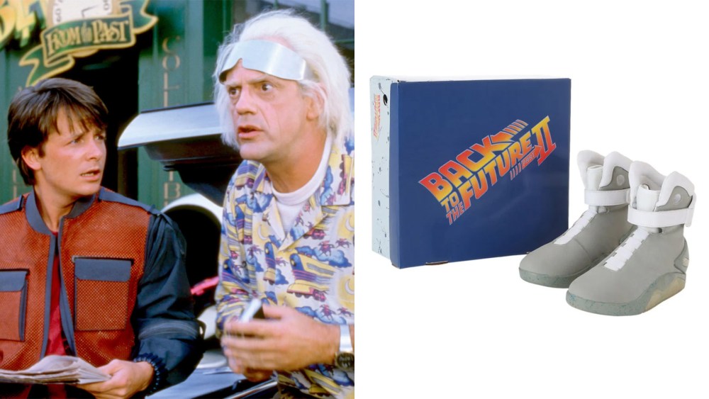 Back to the future sneakers, nike mag, mcfly sneakers, marty mcfly shoes, back to the future ii,