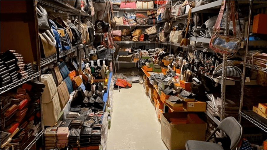 More than $1B of counterfeit luxury goods was seized in Manhattan.